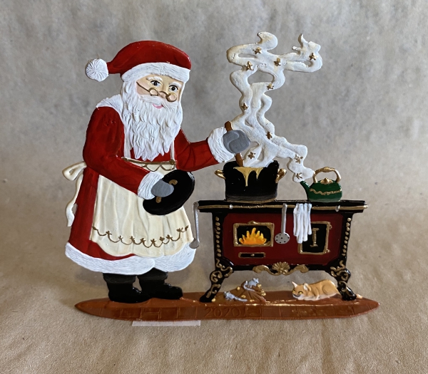 Santa cooking